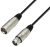 adam hall 3 Star câble audio 10 m XLR (3-pin) Noir, Argent