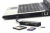 Ednet USB 3.0 Kartenleser, 4-port Unterstützt MS,SD,T-flash,CF Formate Schwarz