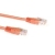 ACT UTP CAT5E PatchCable Orange 2m cable de red Naranja