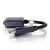 C2G 8in DisplayPort™-Stecker zu Single Link DVI-D-Buchse Adapter/Konverter – Schwarz