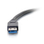 C2G 3 m USB-C® auf USB-A SuperSpeed USB 5 GB/s Kabel Stecker/Stecker – schwarz