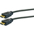 Schwaiger HDM150 013 HDMI kabel 15 m HDMI Type A (Standaard) Zwart, Goud