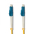 Qoltec 54329 fibre optic cable 15 m LC LC/UPC G.652D Yellow