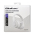 Qoltec 50845 fejhallgató és headset Vezeték nélküli Fejpánt Hívás/zene USB C-típus Bluetooth Fehér