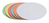 Franken UMZ 1119 99 étiquette auto-collante Ovale Amovible Multicolore 500 pièce(s)