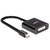 Lindy 41736 cambiador de género para cable Mini DisplayPort DVI-D Negro