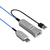 Lindy 43346 cavo USB 100 m USB 3.2 Gen 1 (3.1 Gen 1) USB A 2 x USB A Blu, Argento