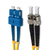 Qoltec 54062 fibre optic cable 5 m SC ST G.652D Yellow