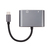 Microconnect USB3.1CETHPDBA changeur de genre de câble USB C RJ-45 Noir