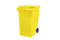 SARO 2 Rad Müllgroßbehälter 340 Liter -gelb- Modell MGB340GE Made in Europe -