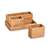 Organizer, Bamboo lackiert; HDF beschichtet, 28x17,7x11 cm. Farbe: natur.