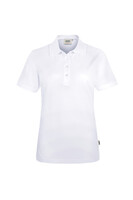 Damen Poloshirt MIKRALINAR®, weiß, XL - weiß | XL: Detailansicht 1