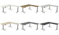 kerkmann Table de bureau assis-debout Move 3 tube (714001472)