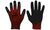 Bradas Gants de travail Flash Grip RED, noir/rouge, XL (60030024)