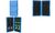 LogiLink Boîte de protection pour 4 SSD M.2 NGFF/NVMe, bleu (11117930)