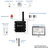 GUDE 72143 Expert LAN-Sensor für Temperatur, Luftfeuchte, Luftdruck und I/O-Monitoring