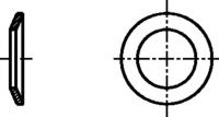 DIN 2093 Tellerfedern FSt DIN EN 16983 31,5x16,3x1,25mm