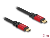 Delock USB 5 Gbps Kabel USB Type-C™ Stecker 2 m rot Metall