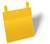 Durable Strap Ticket Holder Pouch Document Pocket Landscape - 50 Pack - A5 Yellow