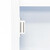 Relaxdays Medizinschrank EMERGENCY XXL Medikamentenschrank Metall und Glas Apothekerschrank fürs Bad HxBxT 57 x 27 x 12 cm mit magnetischer Glas-Tür 4 Ablagen für Medikamente und Verbandszeug, weiß