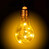 Relaxdays Deko Glühbirne LED zum Hängen, batteriebetriebene LED-Deko, kabellose Glühlampe mit Lichterkette, transparent