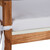 Relaxdays Schuhbank, Schuhregal mit Sitzfläche, abnehmbares Polster, HxBxT: 55 x 90 x 34 cm, Sitzbank Holz, natur/weiß
