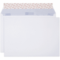Elco Versandtasche C4, weiß, Haftklebung, ohne Fenster, 10 Stück