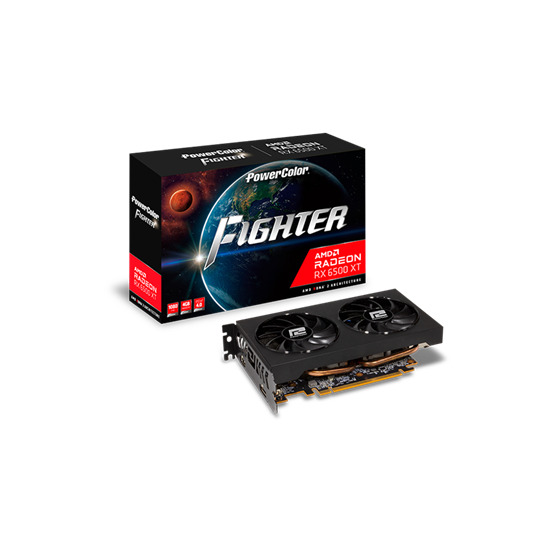 PowerColor VGA PowerColor AMD RX 6500 XT 4GB GDDR6 - AXRX 6500XT 4GBD6-DH/OC