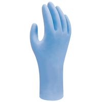 SHOWA®7502PF EBT Gr. S dünner Einweghandschuh puderfrei Nitril blau Stärke 0,06m