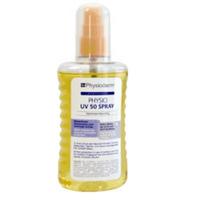 Greven 14055001 Physio UV50 Spray 200-ml-Pumpflasche Sonnenschutz mit LSF 50+ (a