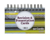 Silvine Revision and Presentation Cards Ruled 152x102mm Twinwire Pad Wh(Pack 50)