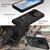 NALIA Case Stile Militare compatibile con Samsung Galaxy S21 Ultra Custodia, Anello Girovole 360°, Protezione Estrema con Cornice del Display & Cover per Camera, Copertura Rigid...