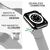 NALIA Metal Milanese Smart Watch Bracelet compatible with Apple Watch Strap SE & Series 8/7/6/5/4/3/2/1, 38mm 40mm 41mm, iWatch Wrist Strap Magnetic Clasp, Men & Women Silver