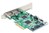 PCI Express Karte mit 2 x extern USB 3.0, 2 x intern SATA 6 Gb/s, Delock® [89359]