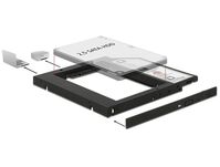 Slim SATA 5.25 Installation Frame (10 mm) for 1 x 2.5 SATA HDD up to 9.5 mm Abdeckungen