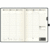 Buchkalender Kompagnon 16,8x24cm Baladek schwarz 2025