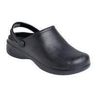 Slipbuster Chefs Clogs Made of Lightweight EVA and Rubber in Black - 45