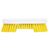 Jantex Scrubber Brush in Yellow Made of Plastic Hand Held 209(L)mm