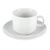 Olympia Whiteware Stacking Tea Cups - Porcelain - Pack x12 - 200ml 7oz