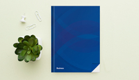 Kladde / Notizbuch "Business blau", kariert, DIN A4, 96 Blatt, 70 g/m²