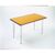Polyedge folding tables - saxon oak