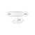 33mm Traffolyte valve marking tags - Red / White (376 to 400)