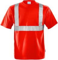 HighVis T-Shirt Kl.2 7411 TP Warnschutz-rot Gr. XXL