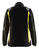 Damen Microfleece Jacke 4973 schwarz/gelb - Rückseite
