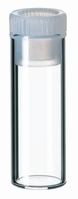 LLG-Flachbodengläser mit PE-Kappe (mit abgeschmolzenem Rand) ND8 ND12 ND15 | Nennvolumen: 2 ml