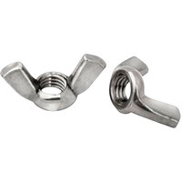 Toolcraft Wing Nuts DIN 315 Galvanised Steel M4 Pack Of 10