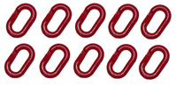 FLUID 50020-Rot Satz 10 x Verbindungsglieder Zubehör Gliederkette Kunststoff Rot
