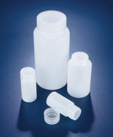 Butelki laboratoryjne szeroka szyja HDPE z zakrętką PP Pojemność nominalna 30 ml