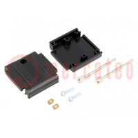 Enclosure: for D-Sub adapters; D-Sub 15pin; Locking: screws