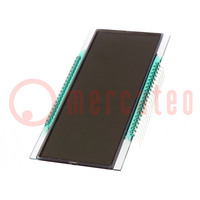Display: LCD; 7-segment; STN Positive; No.of dig: 4; 94x45.7x1.1mm
